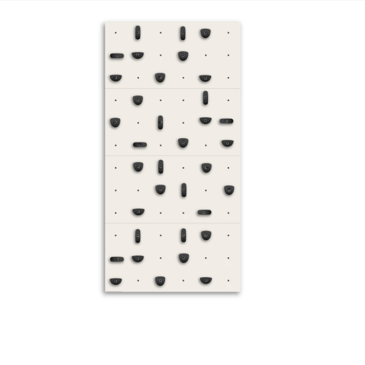Set of 4 Climbing Panels + 40 Holds (approx. 29 sqft)
