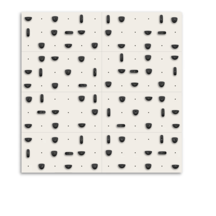 Set of 8 Climbing Panels + 80 Holds (approx. 59 sqft)