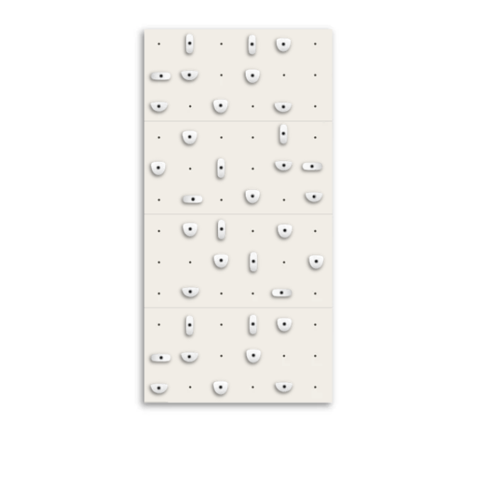 Set of 4 Climbing Panels + 40 Holds (approx. 29 sqft)