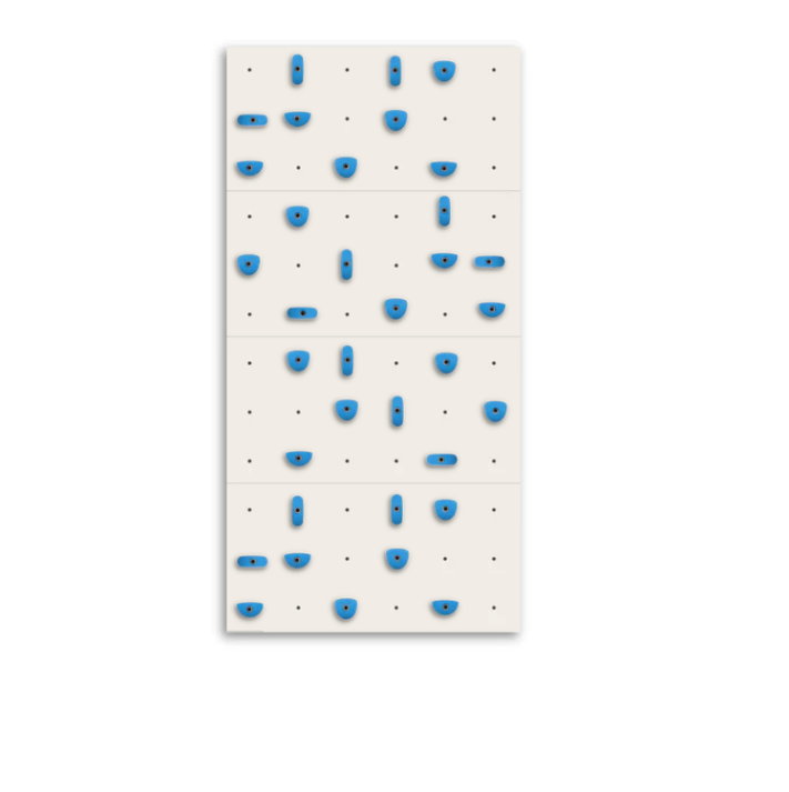 Set of 4 Climbing Panels + 40 Holds (approx. 29 sqft)