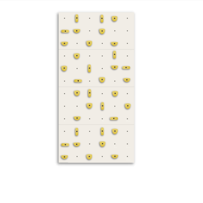 Set of 4 Climbing Panels + 40 Holds (approx. 29 sqft)