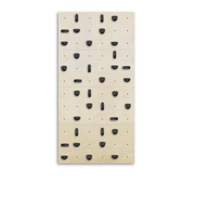 Set of 4 Climbing Panels + 40 Holds (approx. 29 sqft)
