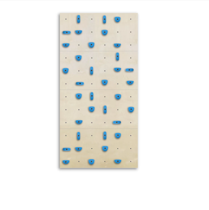 Set of 4 Climbing Panels + 40 Holds (approx. 29 sqft)
