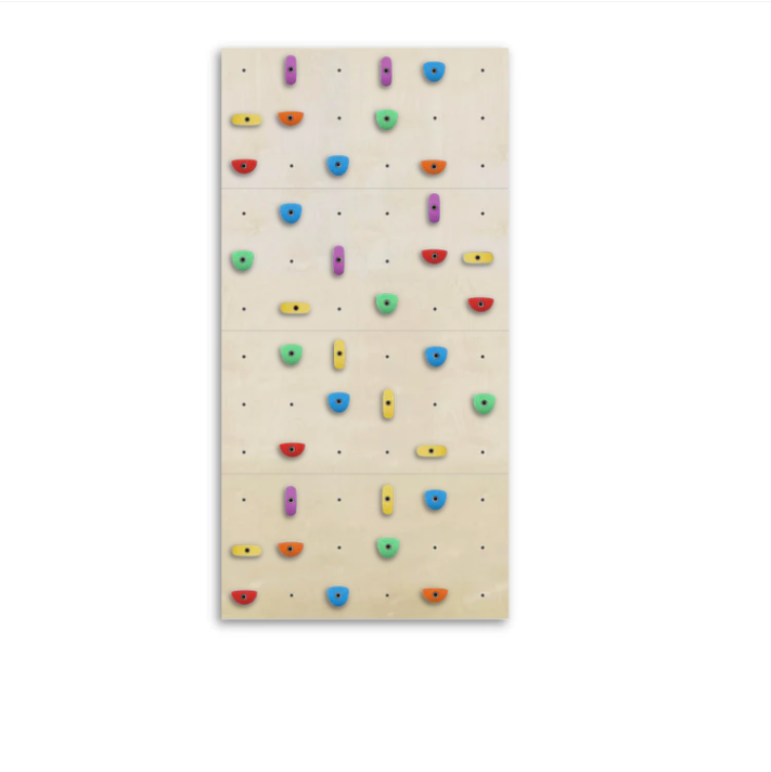 Set of 4 Climbing Panels + 40 Holds (approx. 29 sqft)