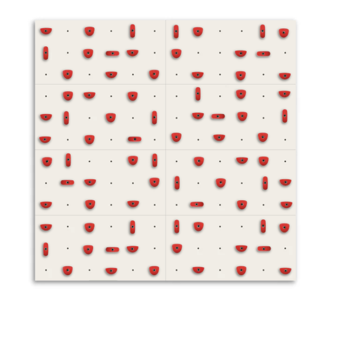 Set of 8 Climbing Panels + 80 Holds (approx. 59 sqft)