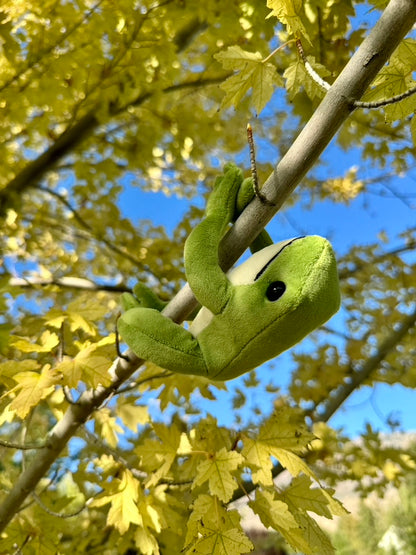 Benji the Tree Frog - Plush Animal - Posable, Magnetic