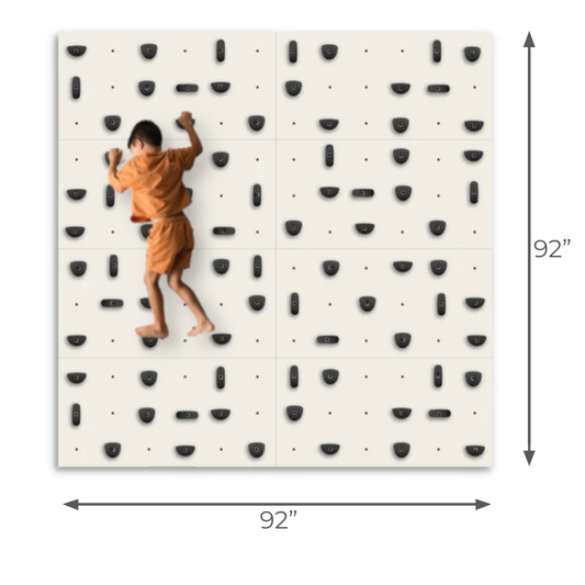 Set of 8 Climbing Panels + 80 Holds (approx. 59 sqft)