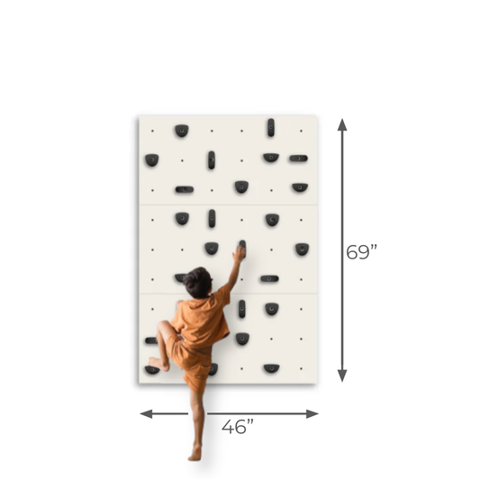 Set of 3 Climbing Panels + 30 Holds (approx. 22 sqft)