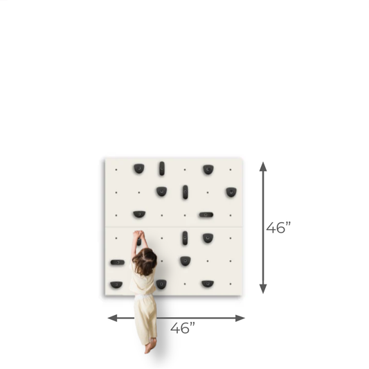 Set of 2 Climbing Panels + 20 Holds (approx. 15 sqft)