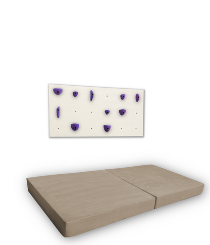 BUNDLE - 1X White Panel - Home Climbing Wall Starter Kit
