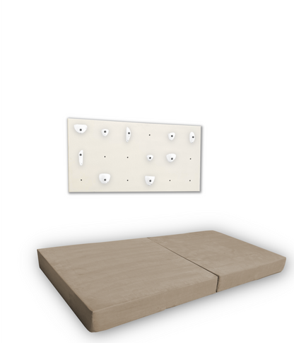 BUNDLE - 1X White Panel - Home Climbing Wall Starter Kit