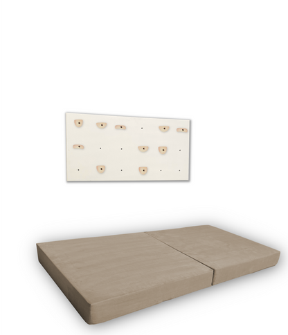 BUNDLE - 1X White Panel - Home Climbing Wall Starter Kit