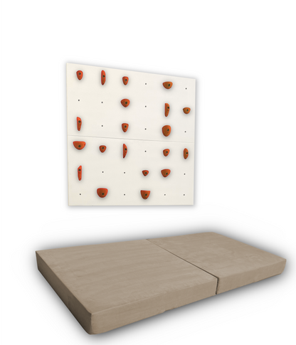 BUNDLE - 2X White Panel - Home Climbing Wall Starter Kit