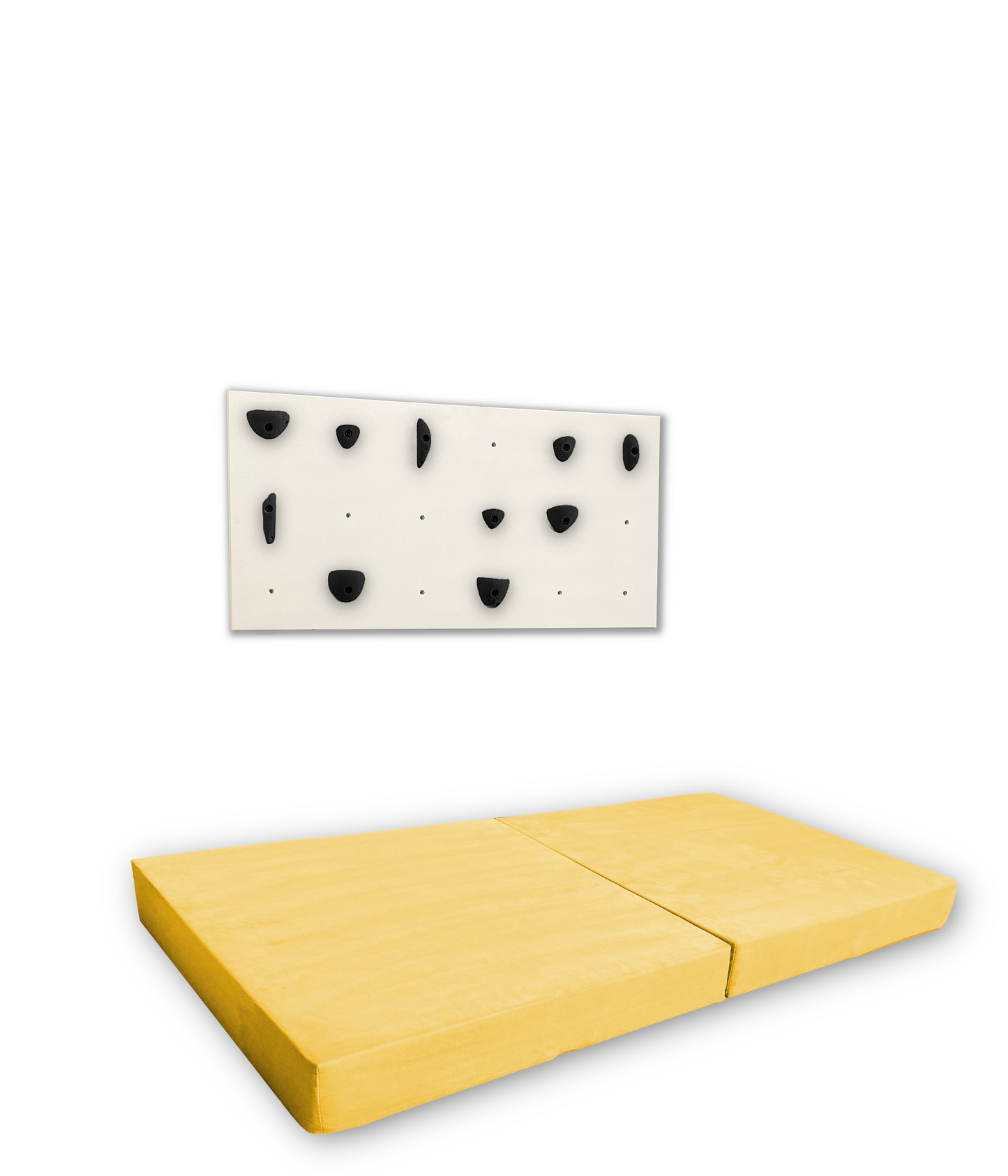 BUNDLE - 1X White Panel - Home Climbing Wall Starter Kit