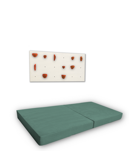 BUNDLE - 1X White Panel - Home Climbing Wall Starter Kit