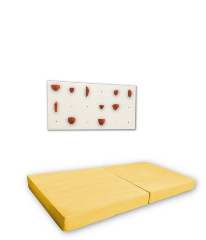 BUNDLE - 1X White Panel - Home Climbing Wall Starter Kit