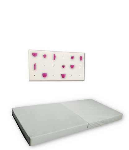 BUNDLE - 1X White Panel - Home Climbing Wall Starter Kit