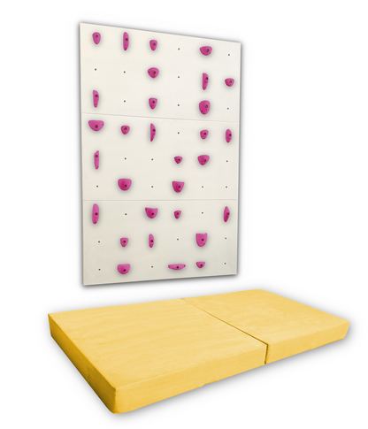 BUNDLE - 3X White Panel - Home Climbing Wall Starter Kit