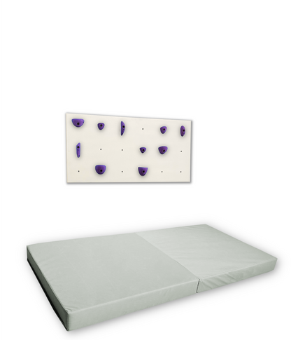BUNDLE - 1X White Panel - Home Climbing Wall Starter Kit