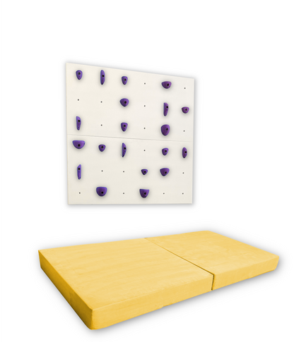 BUNDLE - 2X White Panel - Home Climbing Wall Starter Kit
