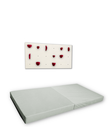 BUNDLE - 1X White Panel - Home Climbing Wall Starter Kit