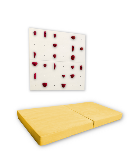 BUNDLE - 2X White Panel - Home Climbing Wall Starter Kit