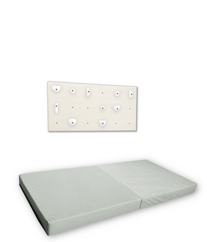 BUNDLE - 1X White Panel - Home Climbing Wall Starter Kit