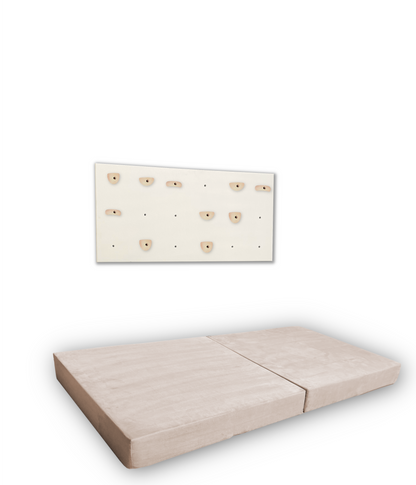 BUNDLE - 1X White Panel - Home Climbing Wall Starter Kit