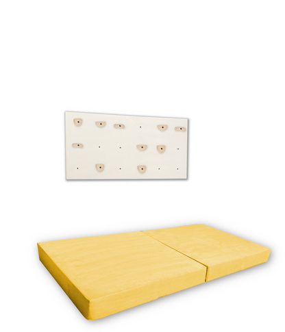 BUNDLE - 1X White Panel - Home Climbing Wall Starter Kit