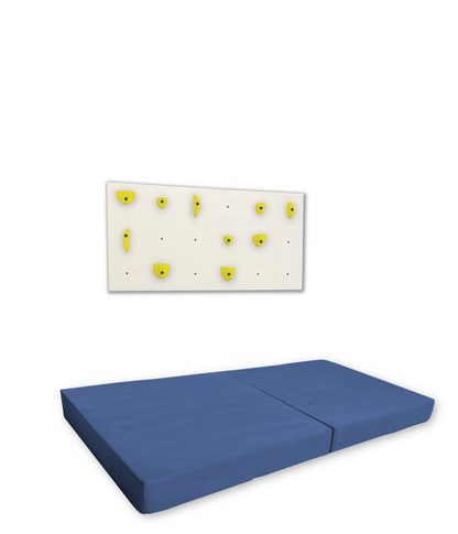 BUNDLE - 1X White Panel - Home Climbing Wall Starter Kit